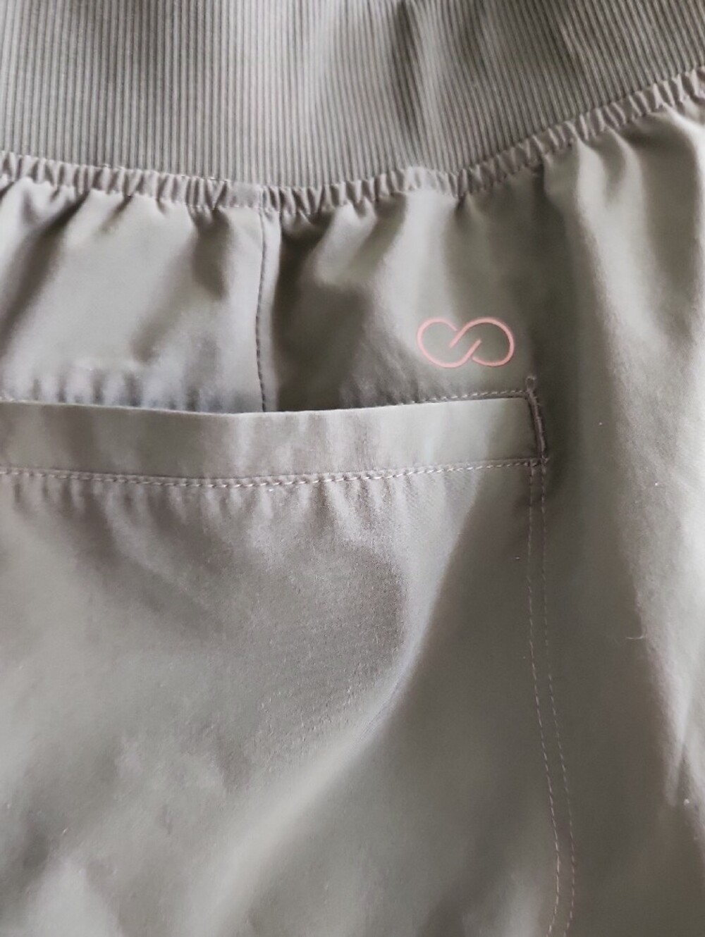 CALIA Womens Sage Green Athletic Shorts Elastic Waist Size Medium Gym Athleisure - Picture 5 of 8